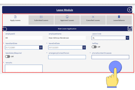 HR management leave module