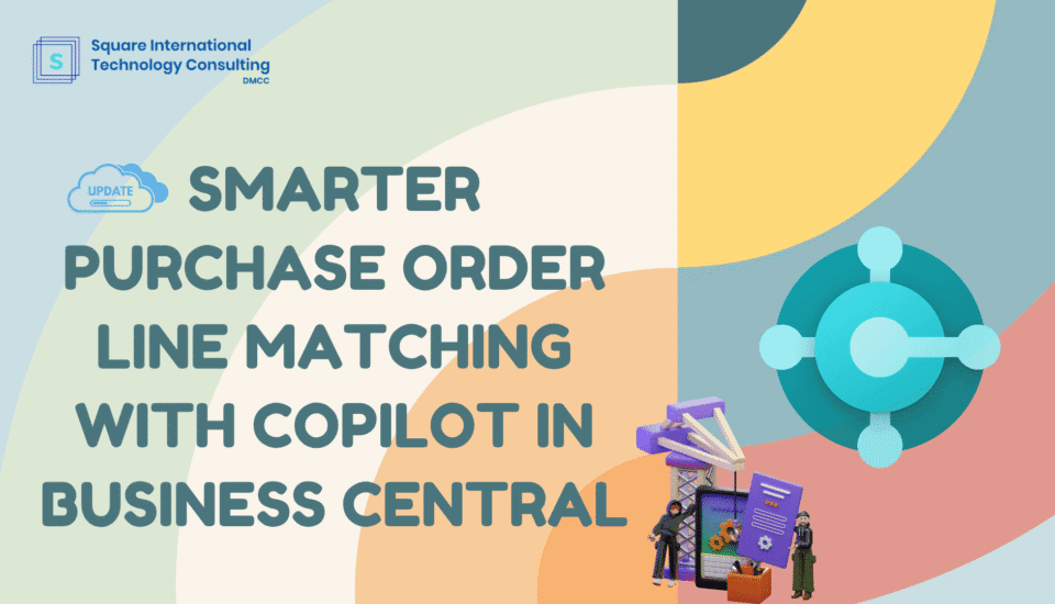 purchase order line matching with copilot
