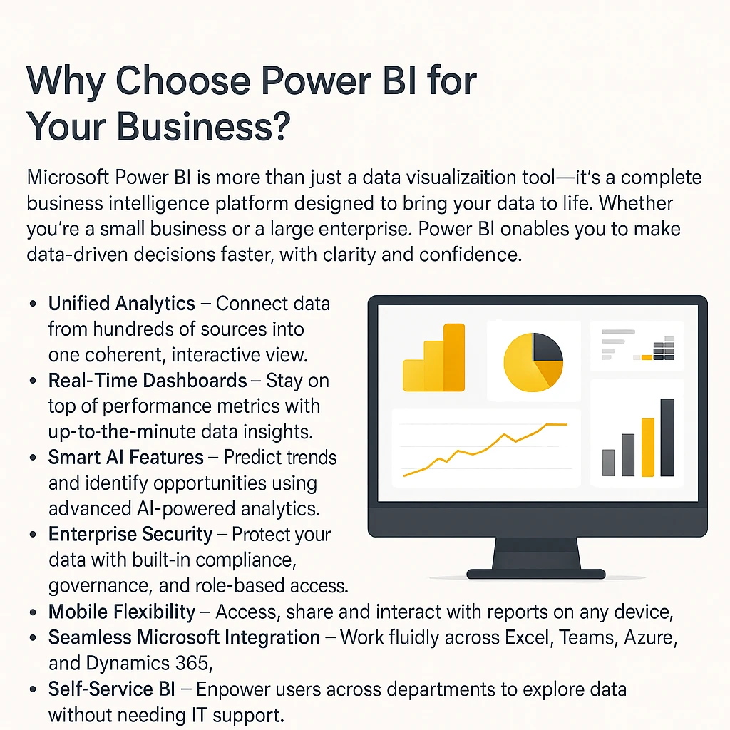 Microsoft Power BI 16 Power Bi features for UAE Business