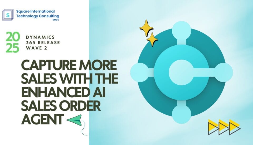 sales order agent for Microsoft Dynamics 365 Business Central