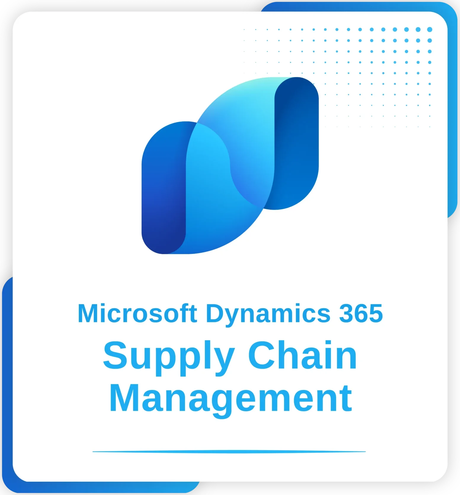 Microsoft Dynamics 365 Supply Chain Management application logo.