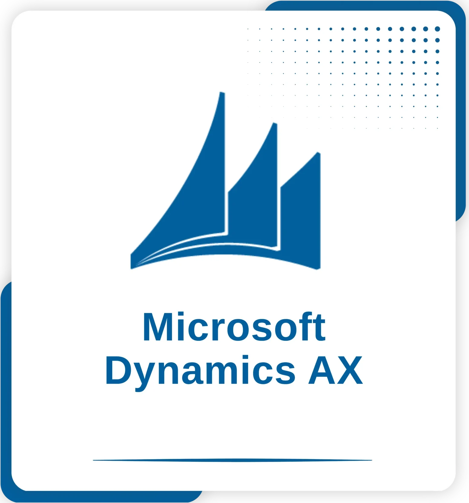 Microsoft Dynamics AX application logo.